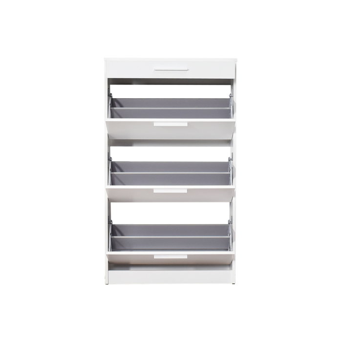 Hanah Home Zapatero Shc-431-Dd-1 Blanco y Diamante Hanah Home Zapatero Shc-431-Dd-1 Blanco y Diamante